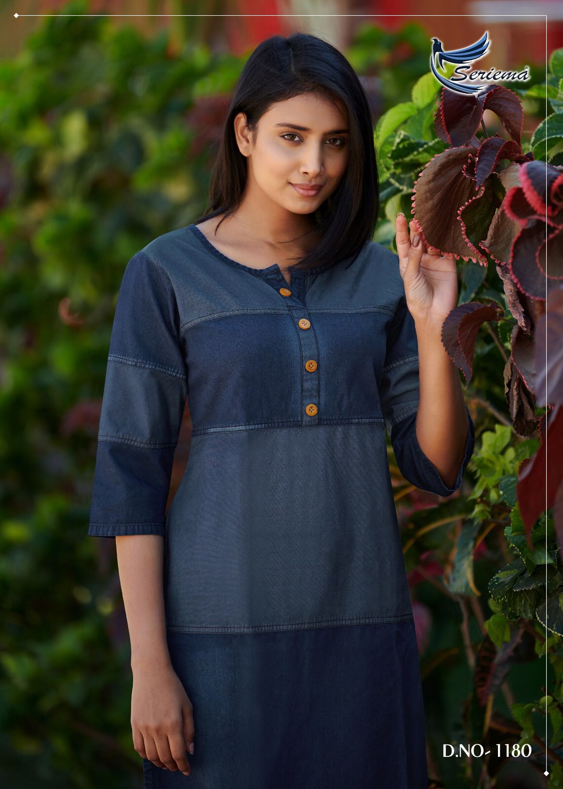 Seriema Kumb Capture 4 Denim Wholesale Party Wear Kurtis